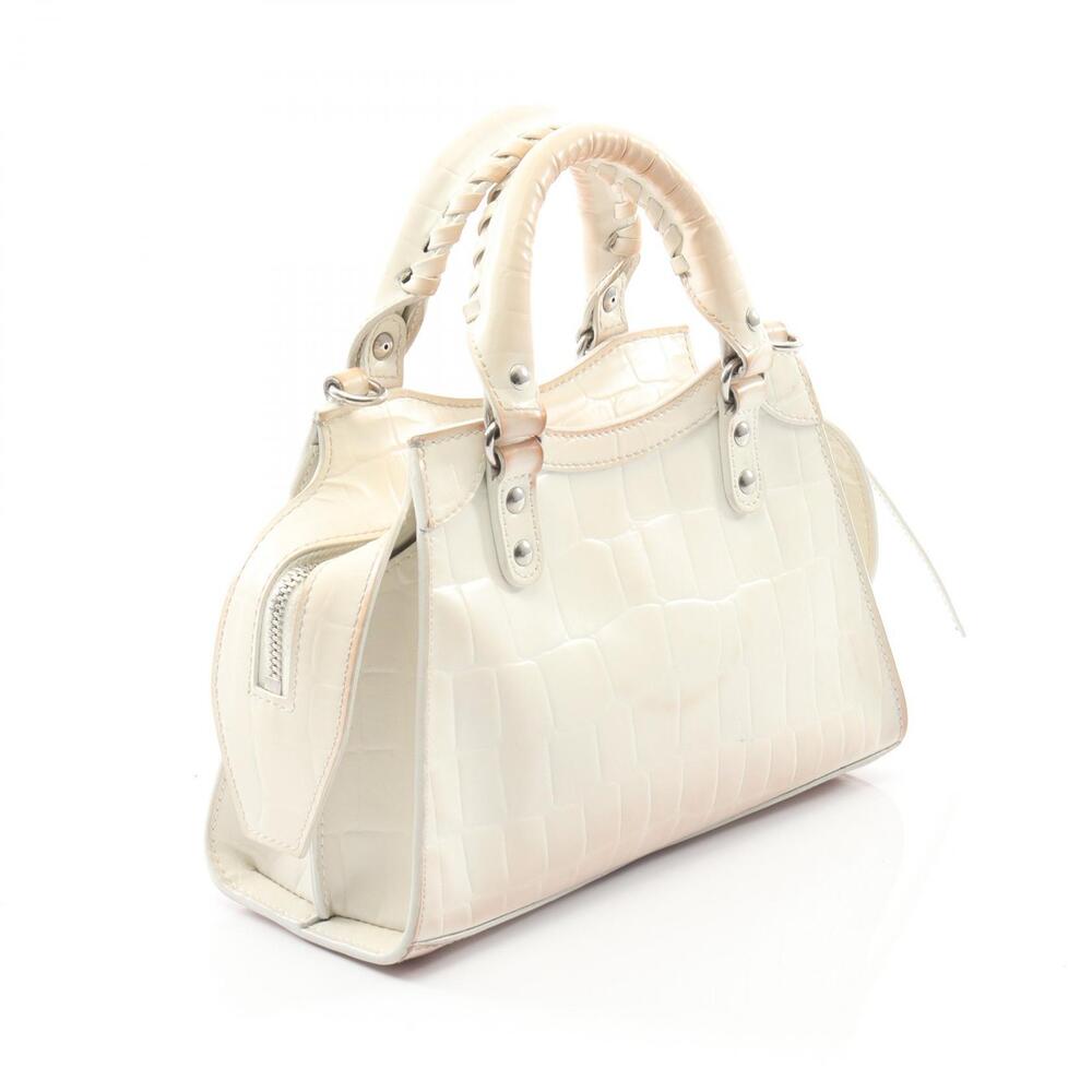 Balenciaga Neo City Handbag Leather White - Picture 2 of 9